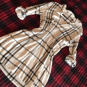 Flannel dress